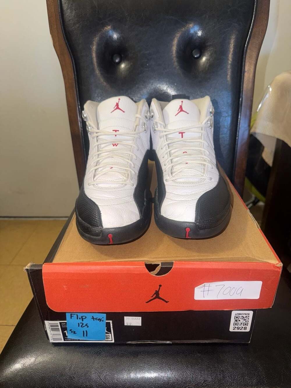 Air Jordan 12 Retro Taxi Flip Size 11M